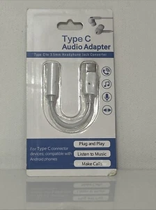 Adattatore audio Type-C convertitore da tipo C a jack per cuffie da 3,5 mm - Foto 1 di 5