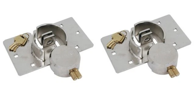 Toolzone Extra Strong Concealed Shackle Padlock And Hasp Van Security Lock (LK107)