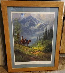 G Harvey "Reflecting His Majesty" Large LE Art Print 23" X 19" - Picture 1 of 6