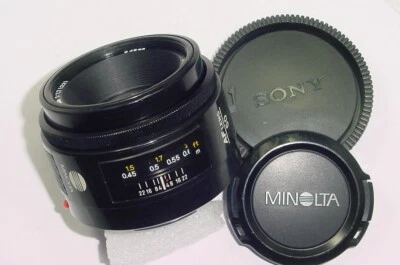Minolta 50mm f1.7 AF Autofocus Prime Lens For A-Mount - EXcellent - Image 1 of 4