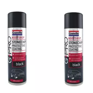 Aerosol chip pietra nera Granville x 2 vernice spray protezione a tutto tondo 500 ml - Foto 1 di 12