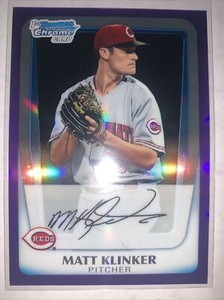 2011 Bowman Chrome Baseball - Matt Klinker - Prospect Auto Purple /700 #BCP77