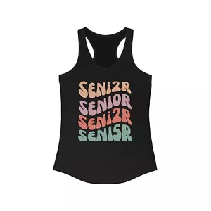 Senior Tank Top, Class of 2025 Shirt, Summer Tank Top, Graduation Present - Picture 1 of 12