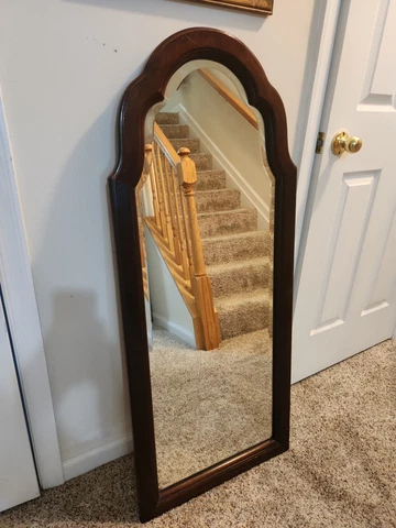 Maghony Bedeviled Antique Bathroom/Wall Mirror Cover