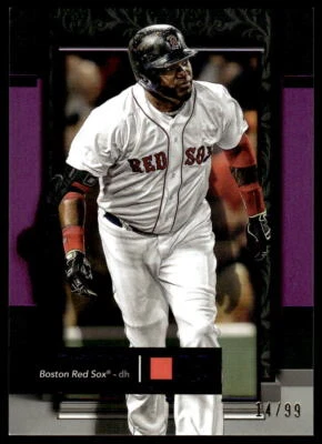2024 Topps Museum Collection David Ortiz #79 Amethyst #'d /99 Boston Red Sox - Image 1 of 2