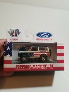 M2 Machines Freedom Machine S100 1966 Ford Bronco 1/64 O'Reilly Exclusives
