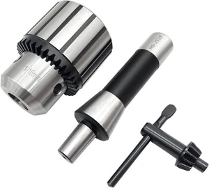 Bohrfutter 1/2" Kapazität mit MT2 Morsekegel 2 Dorn & K32 Schlüssel R8 - JT33-16mm - Bild 1 von 10