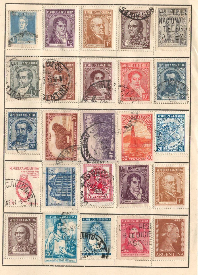 Worldwide Very Fine Used Stamps Honged on List #11 - Image 1 of 1