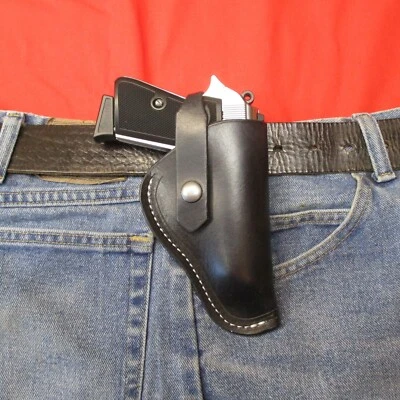 Leather Holster for Both Walther PPK and PPK/S .22 LR, .32 & 380 9mm Right Hand - Image 1 of 4