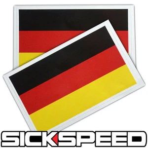 2PC STICKERBOMB BOMB SET GERMAN GERMANY BMW VW BENZ FLAG STICKER VINYL DECAL B - Picture 1 of 1