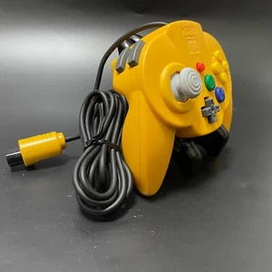 Nintendo 64 Hori Pad Mini 64 Yellow controller Japan - Picture 1 of 12