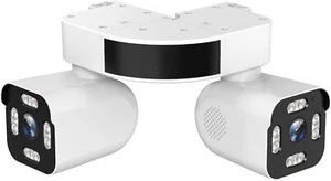 Dual Lens Ptz Security Cameras 5.0MP Motion Sensor 2.4G Wifi 360 Degree - Picture 1 of 16