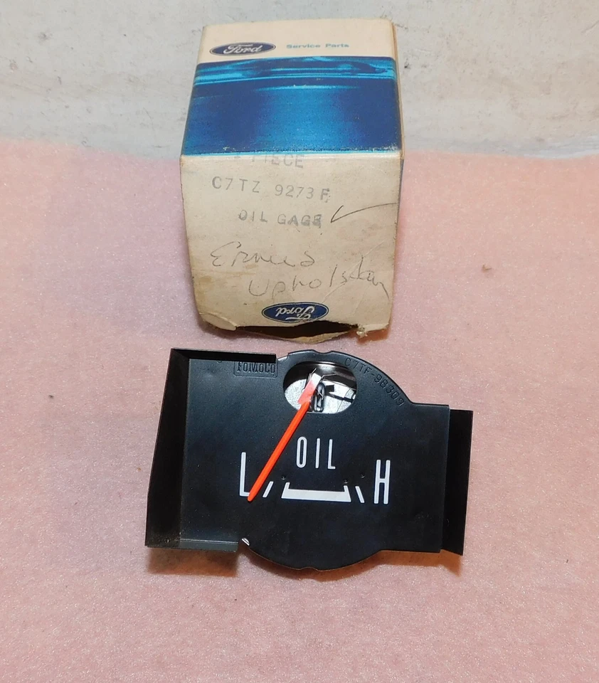 Ford F100 F250 F350 1967-1970 1969-70 E100 E300 NOS indicador de presión de aceite Foto 1 de 4