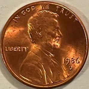 1986 D Lincoln Memorial Penny Error (DDO) doubling On D LP 008 - Picture 1 of 3