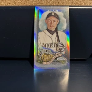 2022 Topps Allen Ginter Chrome Ichiro Suzuki Mini Refractor Parallel SP - Picture 1 of 2