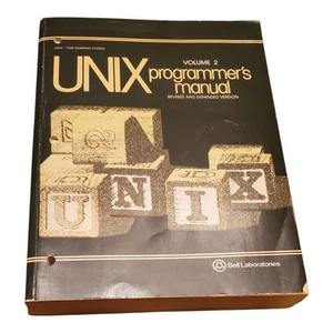 UNIX Time Sharing System PROGRAMMER'S MANUAL: V. 2 By Bell Laboratories 1983 - Bild 1 von 11