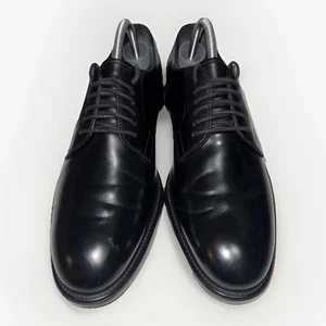 Tod's Men's Modern Derby Style Lace up Shoes in Black Leather Size UK 6.5 US 7 - Picture 1 of 8