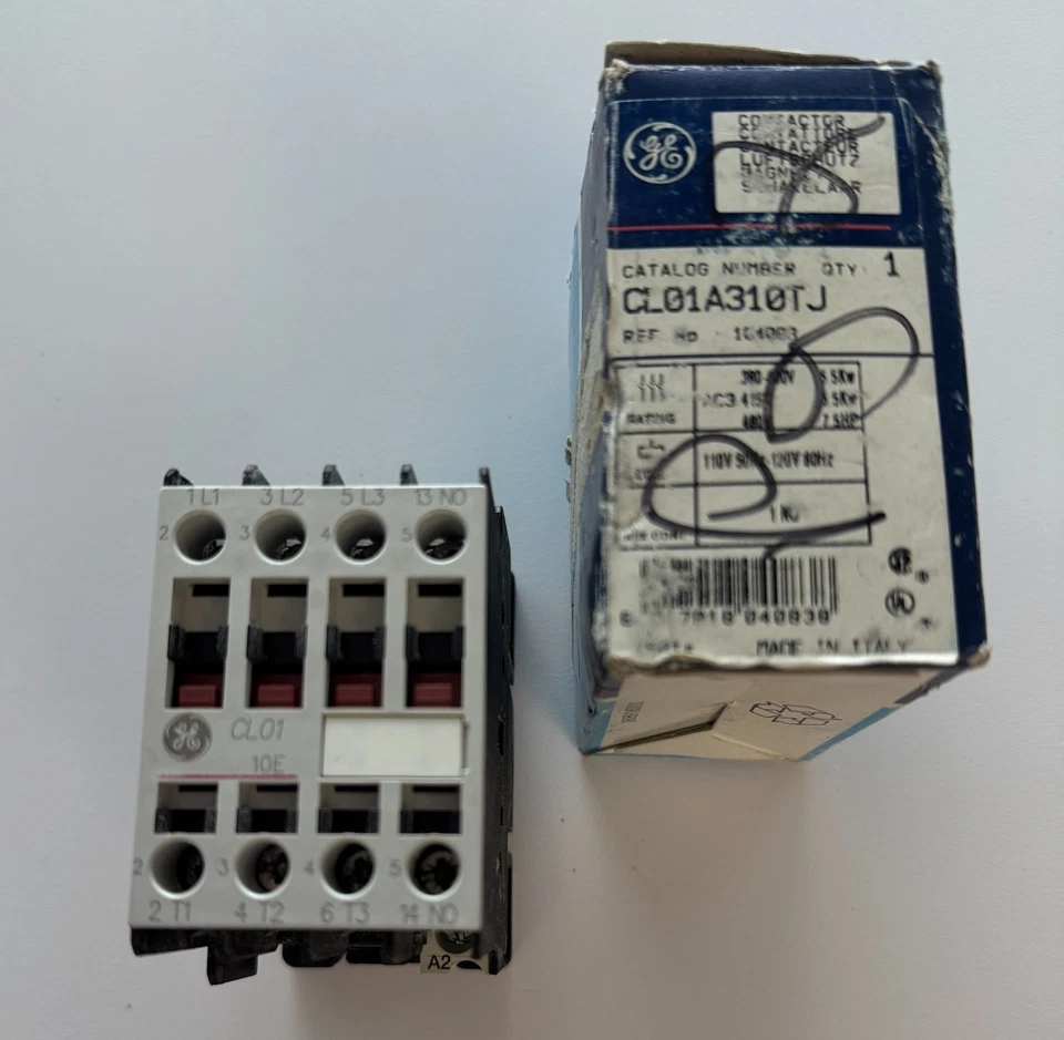 Contator GE CL01A310TJ NOVO NA CAIXA - Imagem 1 de 4