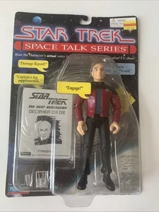 Playmates Star Trek Space Talk Series Captain Jean-Luc Picard Action Figure - Picture 1 of 8