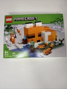 LEGO Minecraft: The Fox Lodge (21178), New Sealed. - Picture 1 of 8
