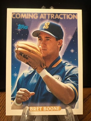 1993 Topps #808 Bret Boones CA Seattle Mariners - Image 1 of 2