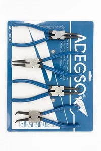 Set 4 Pinze a Molla per Rimuovere Montare Anelli Elastici Seger Dritte e Piegate - Imagen 1 de 1