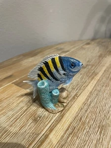 Vintage 1988 Franklin Mint Jewels of the Sea Tropical Sergeant Major Fish - Picture 1 of 8