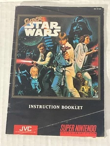 SOLO FOLLETO DE INSTRUCCIONES ORIGINAL SUPER NINTENDO SUPER STAR WARS **SIN JUEGO** - Imagen 1 de 2