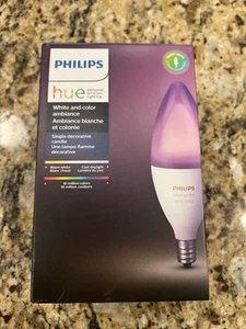 Philips Hue White & Color Ambiance SMART LED E12 40W Candle Light Bulb - Picture 1 of 7