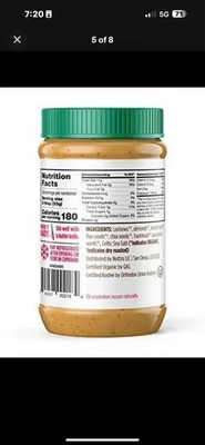 NuttZo Organic Crunchy 7-Nut Seed Butter 26oz