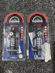 Squire Bolt Door Lock (COMBI4) 4-Wheel Combination Locking Bolt Set - Picture 1 of 2