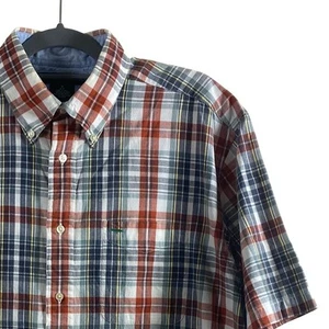 Tommy Hilfiger kariertes Button Down Kurzarm Hemd Classic Fit Medium - Bild 1 von 9