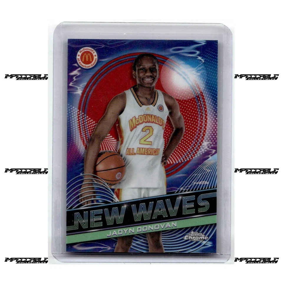 2023 Topps McDonald's A/A - New Waves Red #NW-15 Jadyn Donovan Rookie /5 BOOKEND - Image 1 of 2