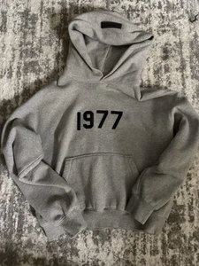 Kids 1977 Grey Essential Hoodie/ Size Medium/ Good Condition - Picture 1 of 2