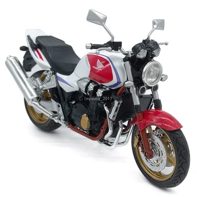 1:12 Honda CB1300SF Motorcycle Model Diecast Toy Vehicle for Boys Adults Red - Image 1 of 4