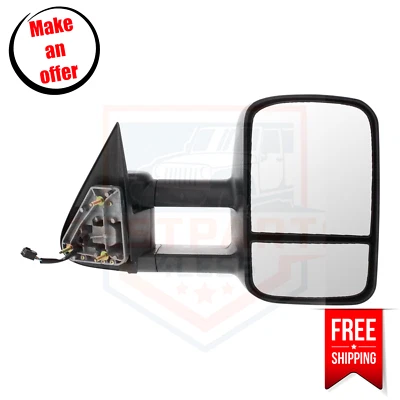 Espejo retrovisor de remolque Kool Vue GM74ER lado derecho térmico para GMC Yukon XL 1500/XL 2500 Foto 1 de 4
