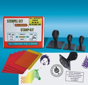 DIY Stamp-Kit / stamp carving , every motif possible - Imagen 1 de 6