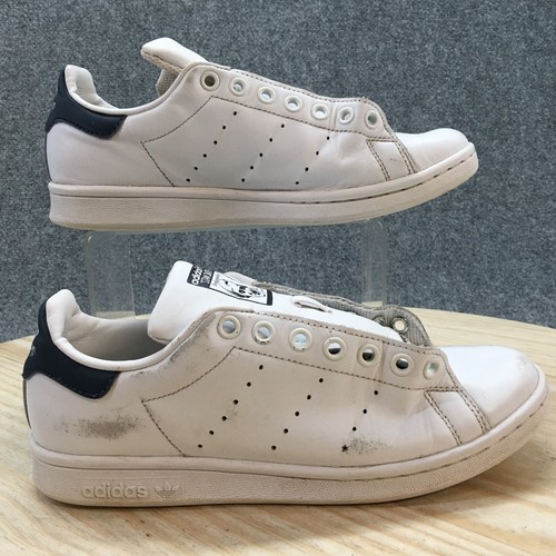 Scarpe Adidas donna 7 Stan Smith sneakers stringate basse S81020 pelle bianca
