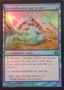 Revendication par la mer 9th PREMIUM / FOIL VF - French Sea's Claim - Mtg magic - Picture 1 of 1