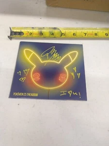 Post Malone Autograph Pokémon 25 CD Cover Beckett - Picture 1 of 2