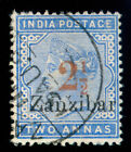 Momen: Zanzibar Stamps Sg #27 1896 Used Scarce Lot #60087-1