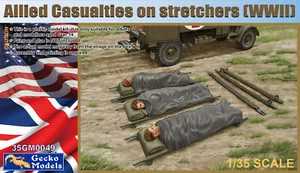 Gecko 1/35 Allied Casualties en camillas (WWII) - Imagen 1 de 1