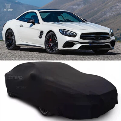 For Mercedes-Benz SL63 AMG Stretch Satin Scratch Waterproof Outdoor Car Cover US - Image 1 of 4