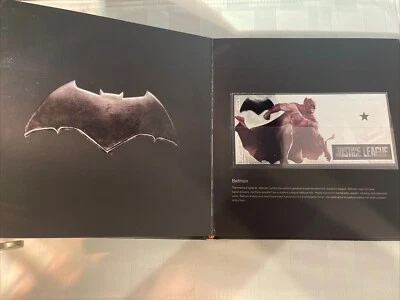 2018 $1 Dollar  Justice League Niue w/Album Original Series Silver 999 Coin Note - Image 1 of 4