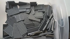 Lego 6x10 DBG Plate Dark Bluish Gray Plates 3033 lot of 100 - Picture 1 of 1