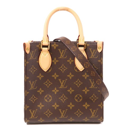 LOUIS VUITTON（LV） Borsa a tracolla Louis Vuitton LV GHW Sac Plat BB 2 vie M46265 monogramma marrone