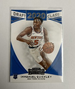 2020-21 Panini Contenders Immanuel Quickley Draft Class Rookie RC #10 Knicks
