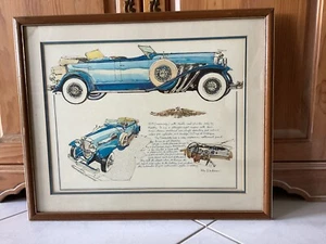 Vintage 1929 Duesenberg Model J by Ken Dallison - Bild 1 von 11