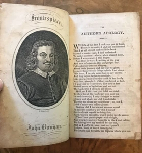 John Bunyan The Pilgrim's Progress Circa 1830s Edition Palmer Family History - Picture 1 of 2