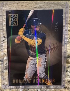 2022 Ronald Acuna Jr  Panini Capstone 13/25 Jersey Number 🔥- #1 Atlanta Braves
